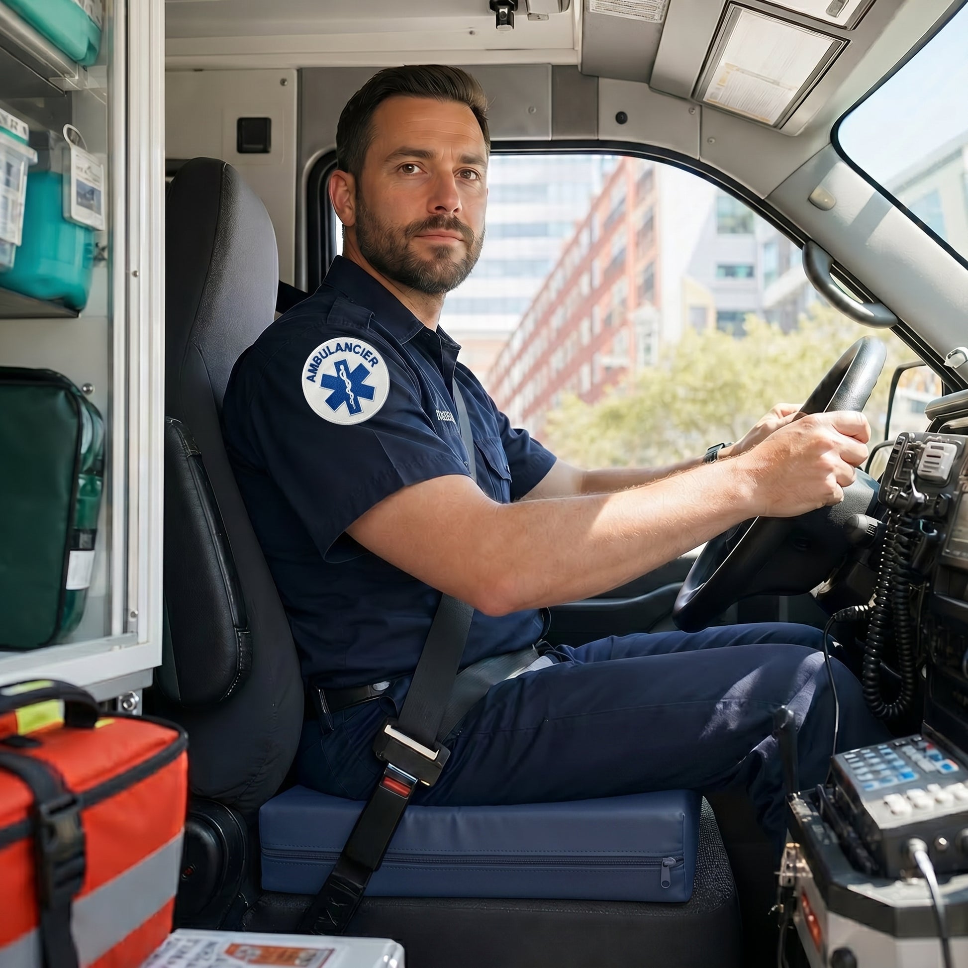 Coussin taxis, ambulanciers & chauffeurs | Hbiomed